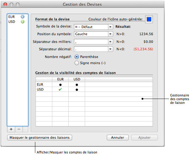 Figure. Main View with a database